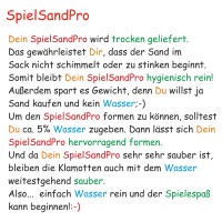 SpielSandPro G0104T120 formstabil, 0,1-0,4 mm, 20 kg S&auml;cke
